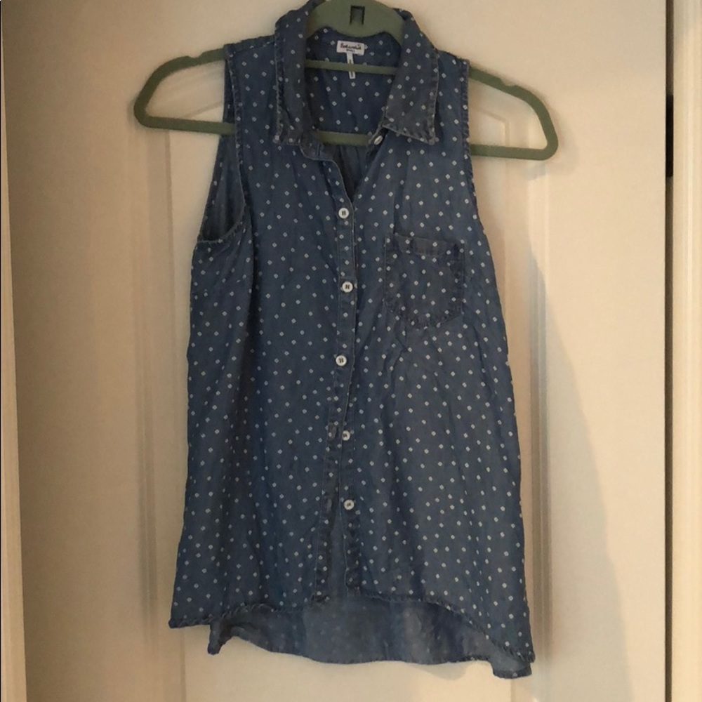 Splendid chambray blouse